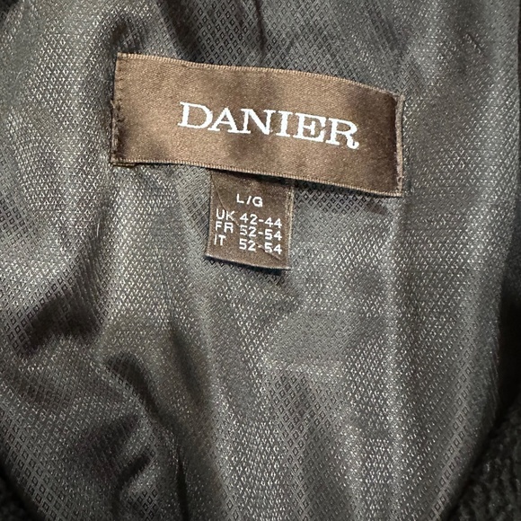 Danier Leather Jacket Chestnut Brown Size L - Picture 13 of 13